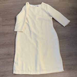 NEW Dainty Jewells Cream Long Sleeve Dress
